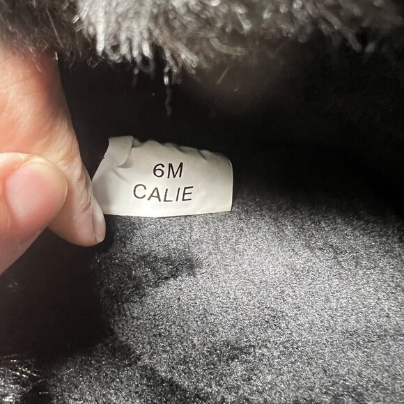 Canada Weather Gear Calie Boots Womens 6 Blue Black Faux Fur Waterproof Snow NEW - Picture 9 of 11